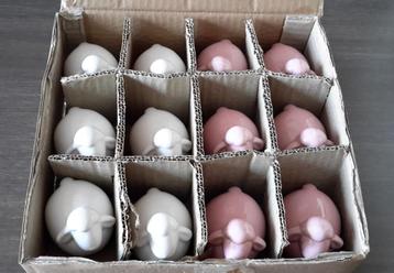 Lot / partij stenen schaapjes Kerst ( NIEUW ) beschikbaar voor biedingen