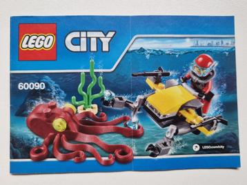 LEGO 60090 duiker en octopus beschikbaar voor biedingen