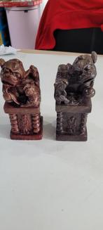 waarschijnlijk 2 oude chinese foh beeldjes? (13iv280/18), Antiek en Kunst, Ophalen of Verzenden