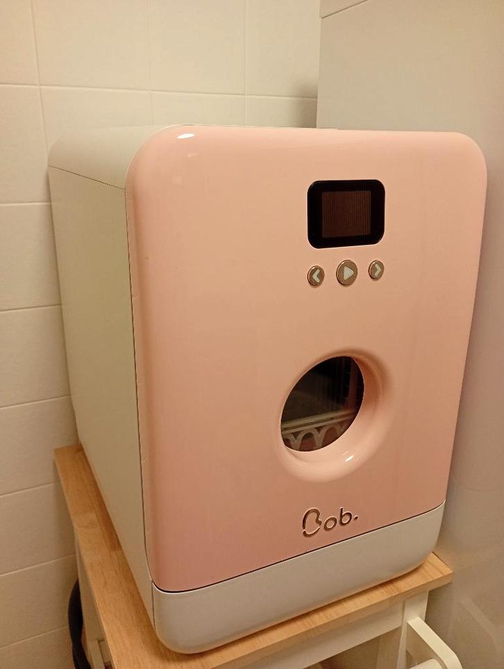 Mini Vaatwasser afwasmachine BOB Daan Tech roze, Elektronische apparatuur, Vaatwasmachines, Zo goed als nieuw, Vrijstaand, Minder dan 85 cm