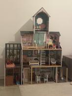 Barbiehuis kidkraft celeste mansion, Kinderen en Baby's, Speelgoed | Poppenhuizen, Ophalen, Zo goed als nieuw, Poppenhuis