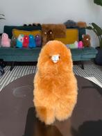 Handgemaakte goudbruine alpaca knuffel - 100% alpacawol, Kinderen en Baby's, Speelgoed | Knuffels en Pluche, Ophalen of Verzenden