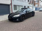 Tesla model s P90DL FREE SUPERCHARGE Ludicrous 772pk MCU2, Auto's, Tesla, Zwart, Model S, Zwart, Leder