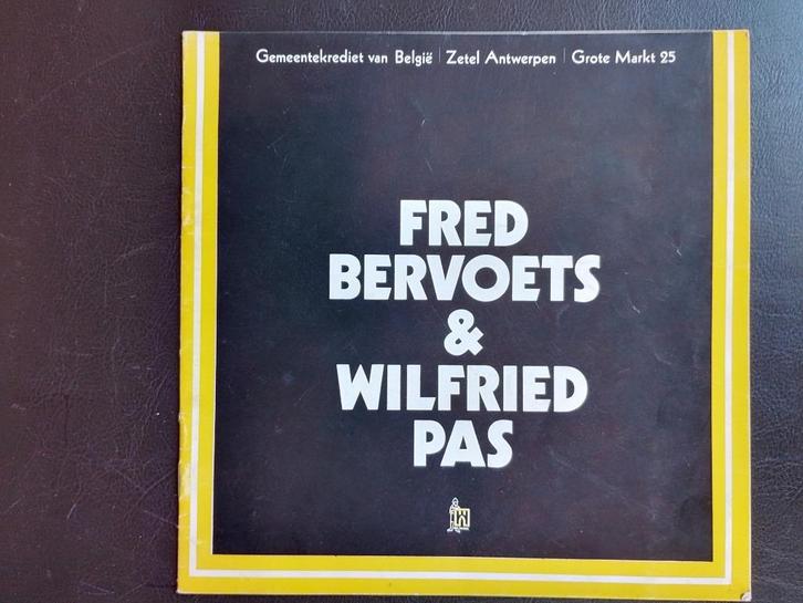 Fred Bervoets + Wilfried Pas  5   Expo folder, Boeken, Kunst en Cultuur | Beeldend, Nieuw, Schilder- en Tekenkunst, Verzenden