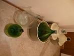 Dame - Jeanne, Huis en Inrichting, Woonaccessoires | Vazen, Ophalen, 50 tot 75 cm, Groen, Glas