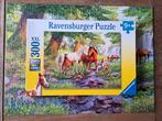 Ravensburger puzzel 300xxl paarden, Ophalen of Verzenden, Gebruikt