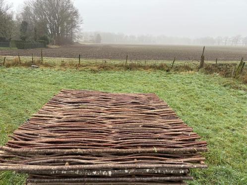 Hazelaarscherm - gevlochten Hazelaar - Hazelaar schutting, Tuin en Terras, Tuinschermen, Zo goed als nieuw, Hout, 150 tot 200 cm