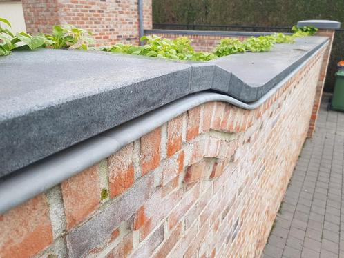 Muurdeksteen graniet, Doe-het-zelf en Bouw, Tegels, Graniet, Ophalen