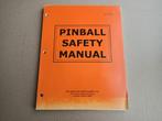 Pinball Safety Manual/ Williams (1997), Collections, Machines | Jukebox, Enlèvement