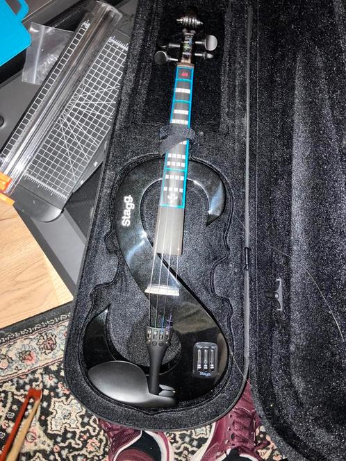 Stagg EVN 4/4 Elektrische Viool – Zo goed als nieuw, Muziek en Instrumenten, Snaarinstrumenten | Overige, Zo goed als nieuw, Ophalen of Verzenden