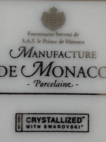 Exclusief Monaco luxe porselein met 89 Swarovski kristallen beschikbaar voor biedingen