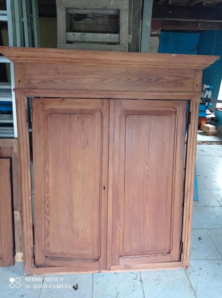 Portes en Pitchpin Anciennes, Antiquités & Art, Antiquités | Meubles | Armoires, Enlèvement