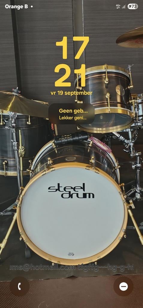 Bronze sheel set ,jazz shell-set, Muziek en Instrumenten, Instrumenten | Onderdelen, Ophalen