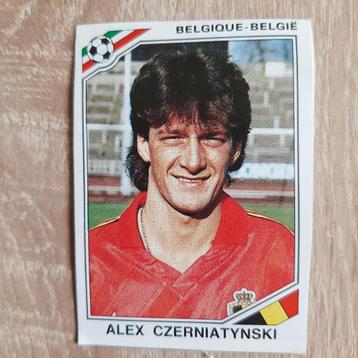 Voetbalplaatje Alex Czerniatynski ruim 30 jaar oud