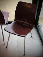 2 chaises Pagholz Pagwood chrome, Maison & Meubles, Enlèvement, Utilisé, Métal