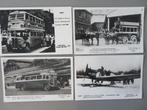 4 oude postkaarten vervoer Bussen paard koets Luchtvaart, Ongelopen, Voertuig, Verzenden