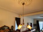 Lampe suspendue rétro des années 60 avec trois calices, comp, Maison & Meubles, Lampes | Suspensions, Comme neuf, Métal, 50 jaren