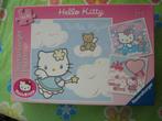 puzzel ravensburger hello kitty, Enlèvement, 10 à 50 pièces, Comme neuf, 4 à 6 ans