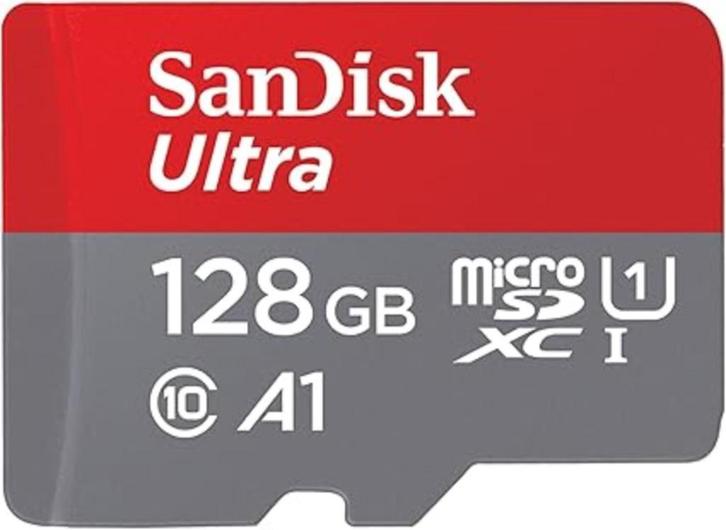 SanDisk 128 GB | Ultra microSD | Nieuw, Audio, Tv en Foto, Foto | Geheugenkaarten, Nieuw, MicroSD, 128 GB, Smartphone, Verzenden