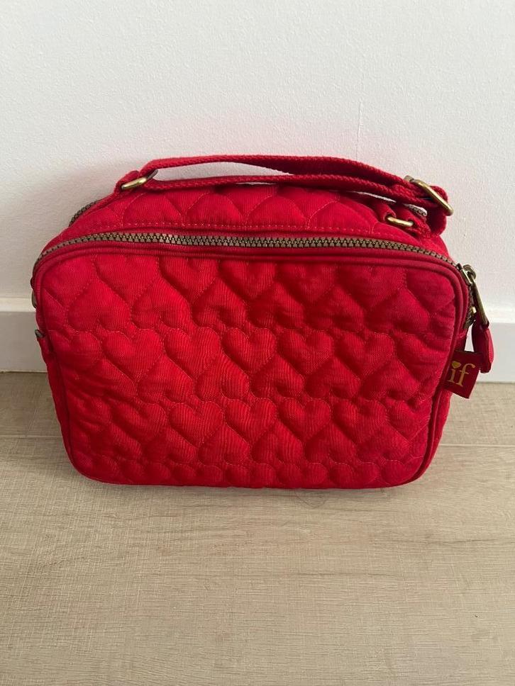 Kipling x IF schoudertas – limited edition 2007, Handtassen en Accessoires, Tassen | Schoudertassen, Nieuw, Kipling, Rood, Ophalen