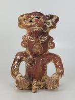 Pre-colombiaans ( of stijl van )terracotta beeldje (Mexico), Antiek en Kunst, Kunst | Niet-Westerse kunst, Ophalen of Verzenden