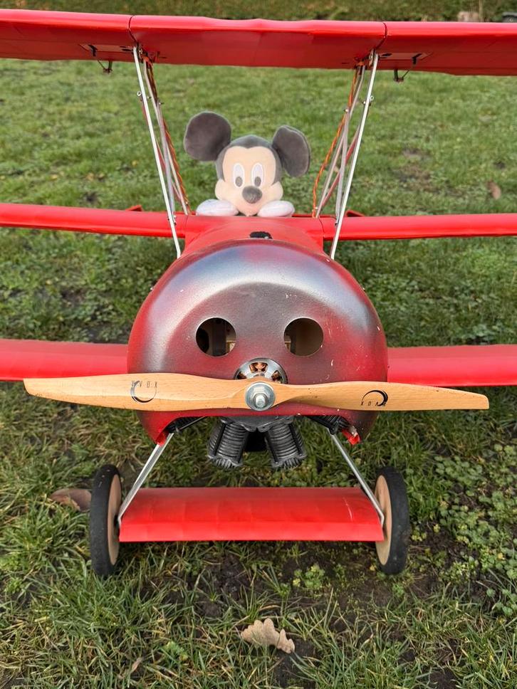 Fokker DR1 1m54, Hobby & Loisirs créatifs, Modélisme | Radiocommandé & Téléguidé | Avions, Comme neuf, Électro, RTF (Ready to Fly)