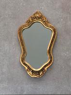 Verguld spiegeltje in barokstijl, Antiek en Kunst, Antiek | Spiegels, Ophalen, Ovaal, Minder dan 50 cm, Minder dan 100 cm