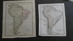 12 antieke landkaarten Zuid-Amerika, Ophalen of Verzenden
