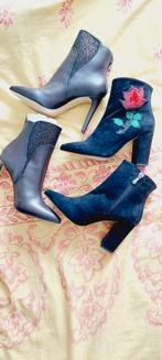 Lot 2 bottines à talons cuir35 neuf- Roberto Botella/Espagne, Zwart, Lage of Enkellaarzen, Nieuw, ROBERTO BOTELLA