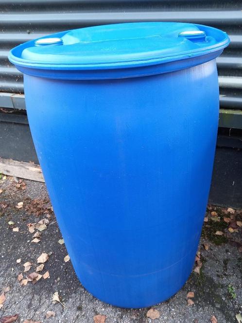 kunststof regenvat 205 liter met kraantje, Tuin en Terras, Regentonnen, Zo goed als nieuw, Kunststof, 150 liter of meer, Met kraantje