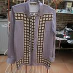 Blouse zijde lila print bollen halslint Paul&Joe mt 42-44, Kleding | Dames, Overige kleuren, Maat 42/44 (L), Ophalen of Verzenden