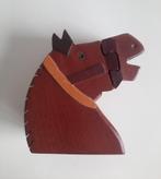 Houten puzzelbox paard, Ophalen of Verzenden