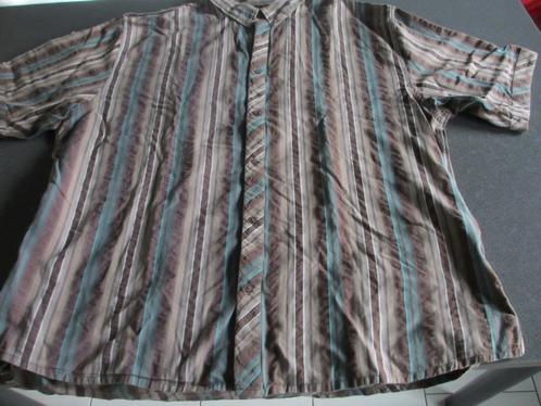 bruin gestreept herenhemd, Kleding | Heren, Overhemden, Zo goed als nieuw, Bruin, Ophalen