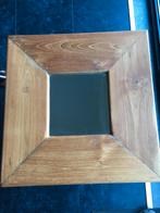 Authentieke houten spiegel 56x57cm, Enlèvement ou Envoi, Comme neuf