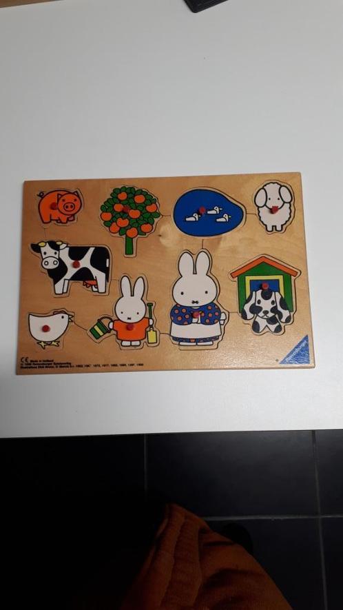 Houten pinnetjes puzzels e.a.leuks, Kinderen en Baby's, Speelgoed | Kinderpuzzels, Zo goed als nieuw, 6 maanden tot 2 jaar, Van hout