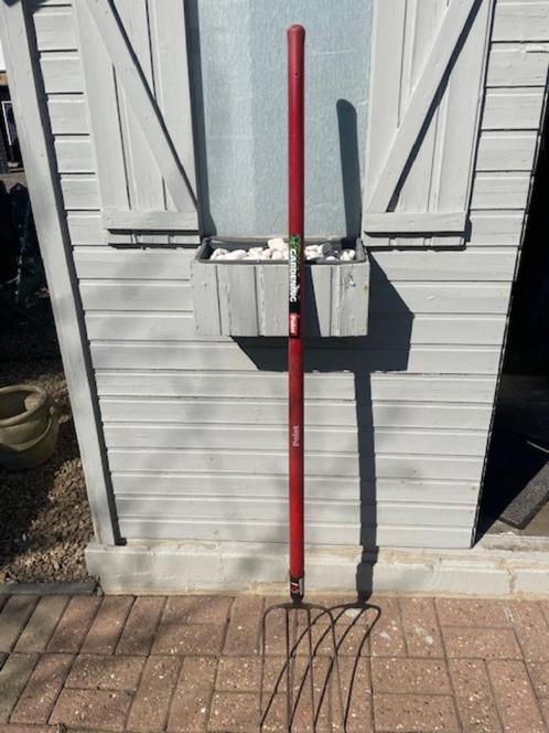 Polet Mestvork 4 tanden en lange Fiber steel (ZEMST centrum), Tuin en Terras, Hand-tuingereedschap, Zo goed als nieuw, Vork, Ophalen