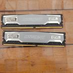Ballistix DDR4 2x8GB Ram, Computers en Software, RAM geheugen, Ophalen, Gebruikt, DDR4, 2400MHz