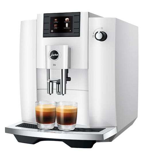 Jura E6 Piano white, Elektronische apparatuur, Koffiezetapparaten, Nieuw, Koffiebonen, Koffiemachine, 10 kopjes of meer, Afneembaar waterreservoir