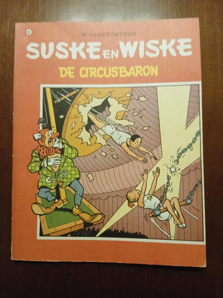 Suske en Wiske VK81 De circusbaron 1ste druk, Boeken, Stripverhalen, Gelezen, Eén stripboek, Ophalen of Verzenden