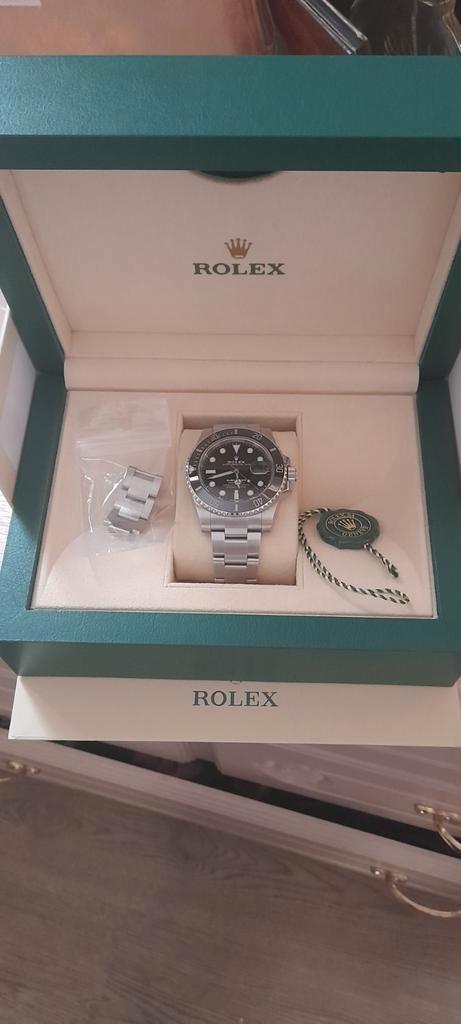 Rolex submariner date116610LN, Handtassen en Accessoires, Horloges | Heren, Zo goed als nieuw, Rolex, Ophalen of Verzenden