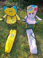 Kind 2x opvouwbare campingstoel en speeltent, Ophalen, Zo goed als nieuw, Campingstoel