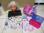Sminkpop op voet , beautycase , juwelenkoffer ,juweel enz, Ophalen of Verzenden, Gebruikt, Barbie
