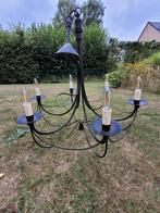 Joli lustre de la marque MASCA (italie) en fer forgé, Huis en Inrichting, Lampen | Kroonluchters, Ophalen