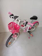 Te koop: Schattige roze kinderfiets in topstaat!, Fietsen en Brommers, Ophalen, Gebruikt, 16 tot 20 inch, Decathlon