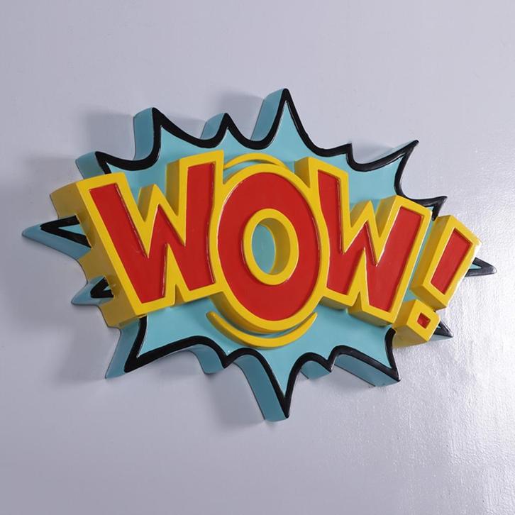 Pubsign Boom - Bam - Wow - Wall Art – Pubbord 81 cm breed, Huis en Inrichting, Woonaccessoires | Wanddecoraties, Nieuw, Ophalen