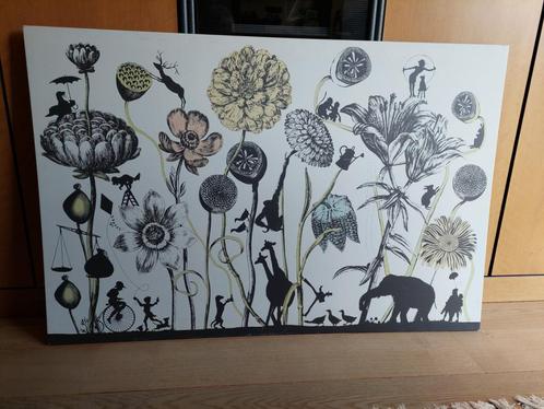 Ikea Pjatteryd reproductie op canvas met lijst, Huis en Inrichting, Woonaccessoires | Schilderijen, Tekeningen en Foto's, Zo goed als nieuw