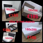 Boxspring zue foto alleen bellen 0488790706, Maison & Meubles, Chambre à coucher | Lits boxsprings, Enlèvement, Utilisé, 180 cm