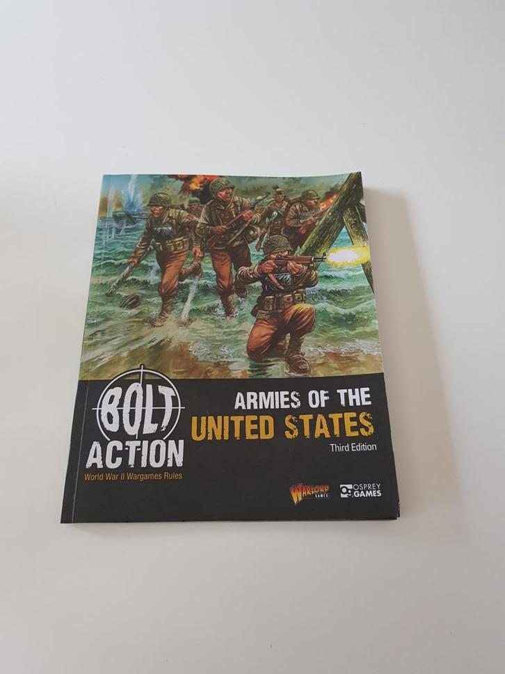 warlord bolt action: armies of the united states 3e edition, Hobby en Vrije tijd, Wargaming, Nieuw, Historisch, Boek of Catalogus