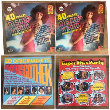 Vintage Disco verzamel albums 3 x beschikbaar voor biedingen