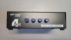 4-weg RCA-audio-videoschakelaar met kabels, Ophalen of Verzenden, Refurbished